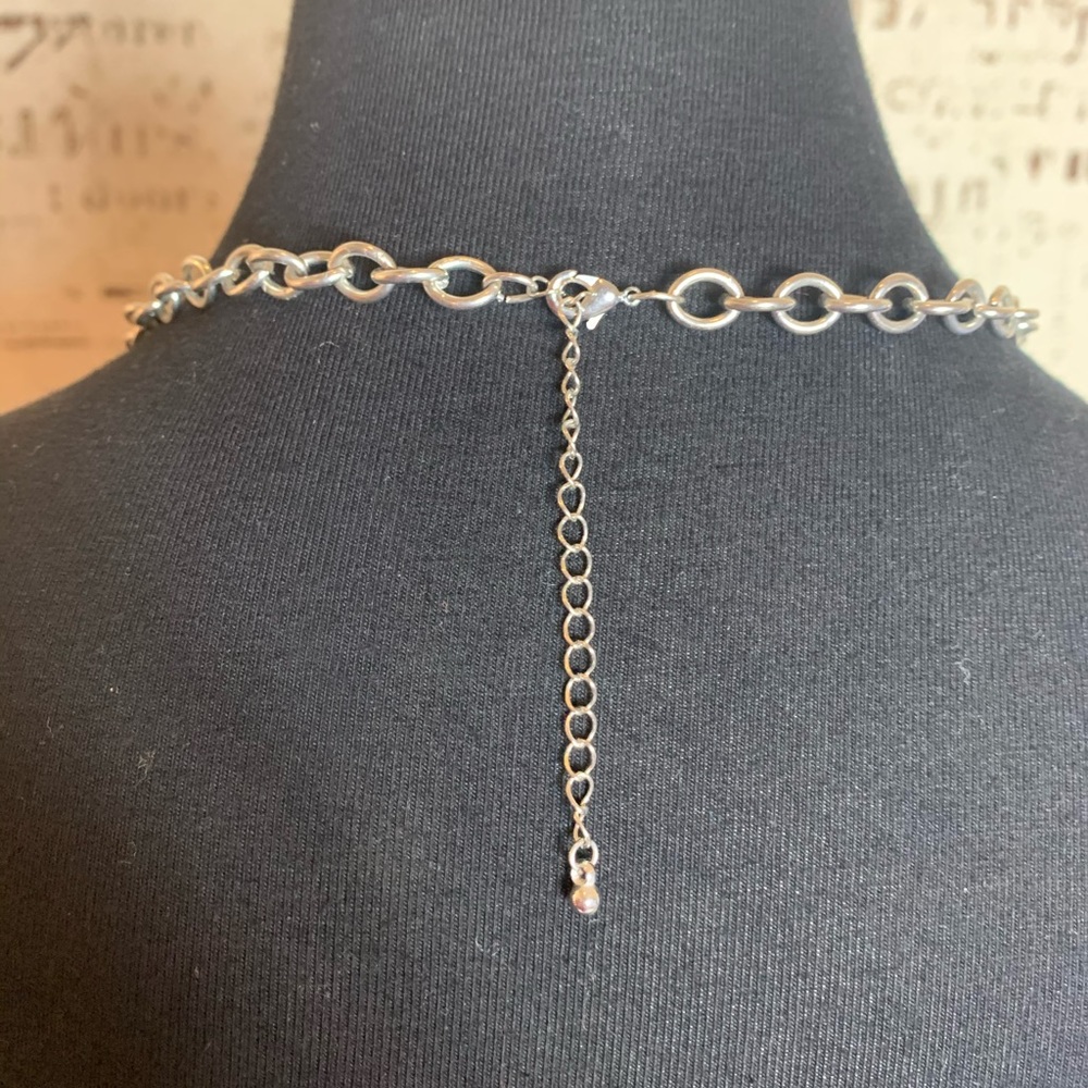 Vintage Statement Necklace Adjustable - image 8